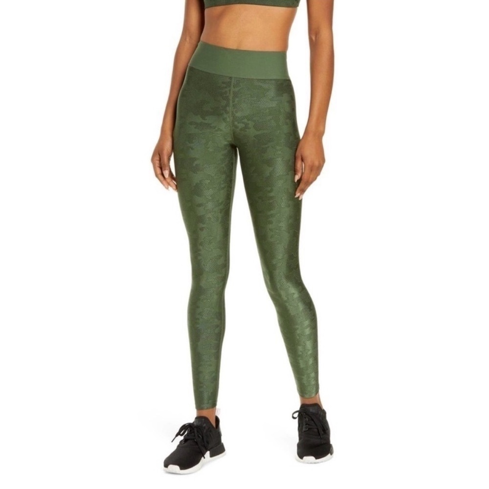Good American green camo leggings size 4 - Picture 1 of 6